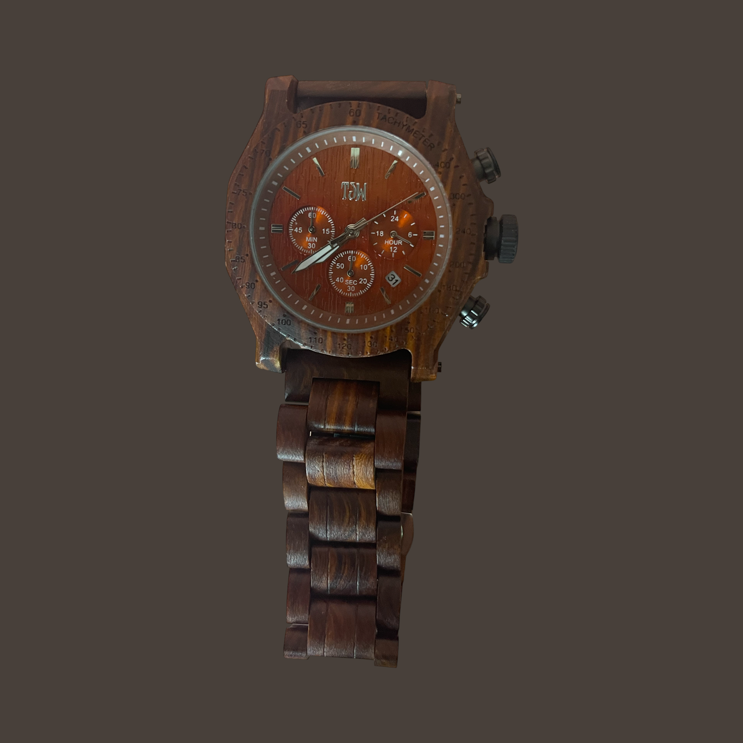 Reloj Bambú Goliat Marrón